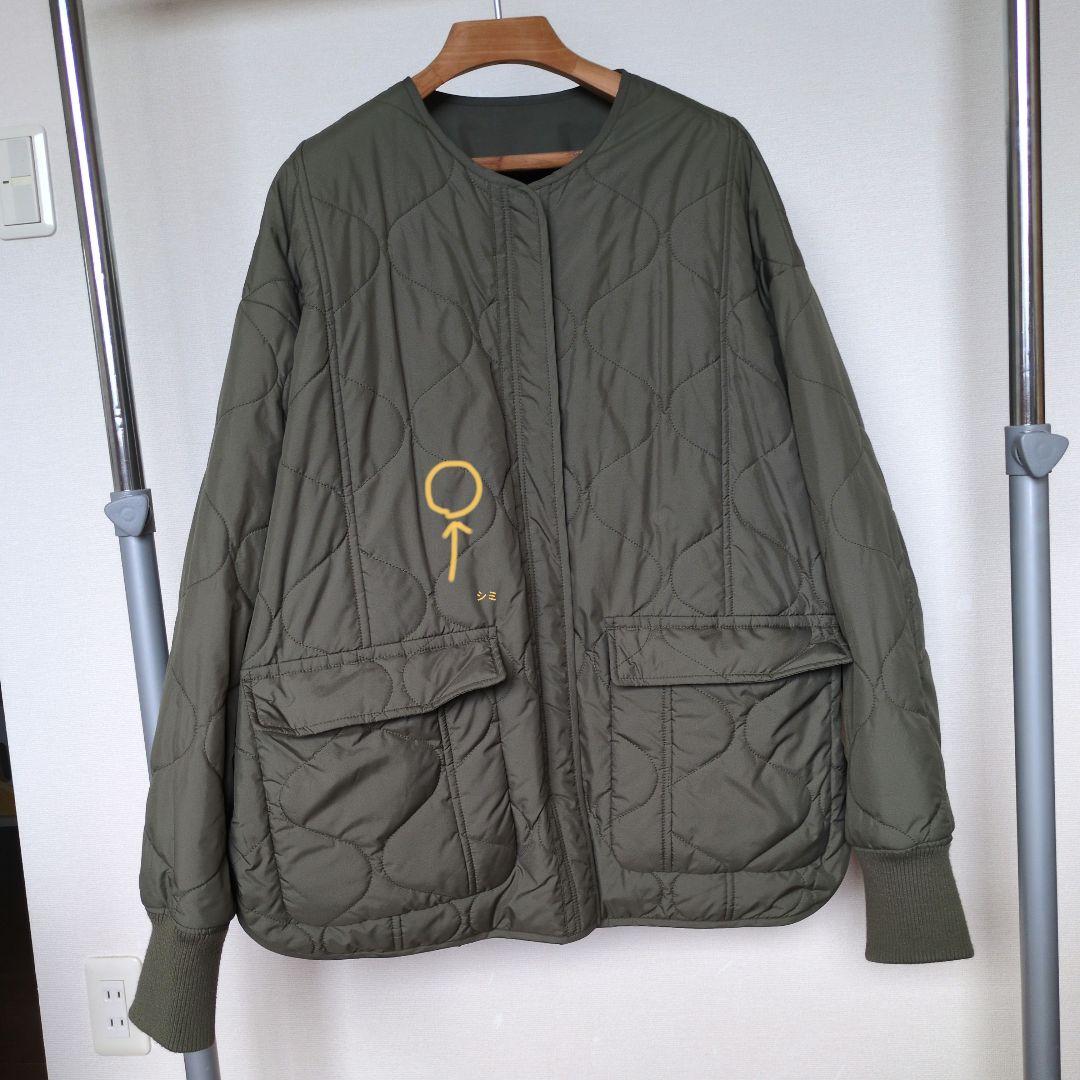 DEUXIEME CLASSE CALUX QUILTED JACKET カーキ