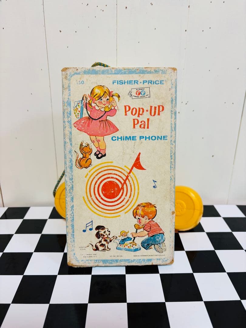 フィッシャープライス　Chime Phone ビンテージトイ　USA 1960
