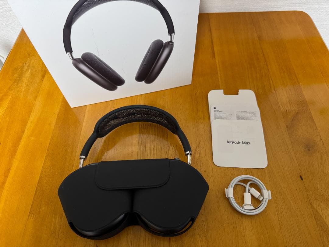 美品 Apple AirPods Max イヤーパッド新品 スペースグレイ