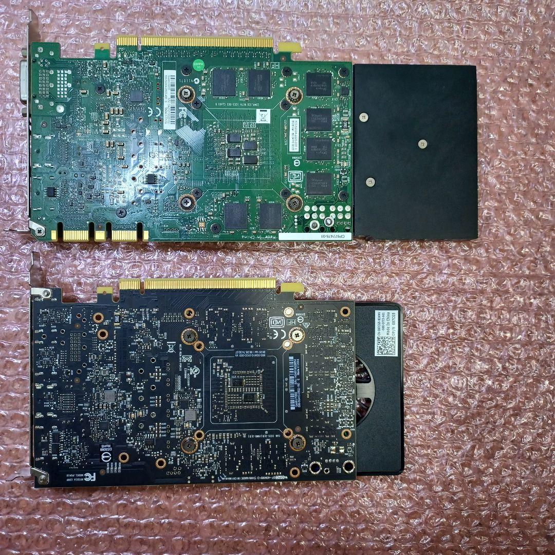 【ジャンク】NVIDIA QUADRO K4200 P2000 2枚セット