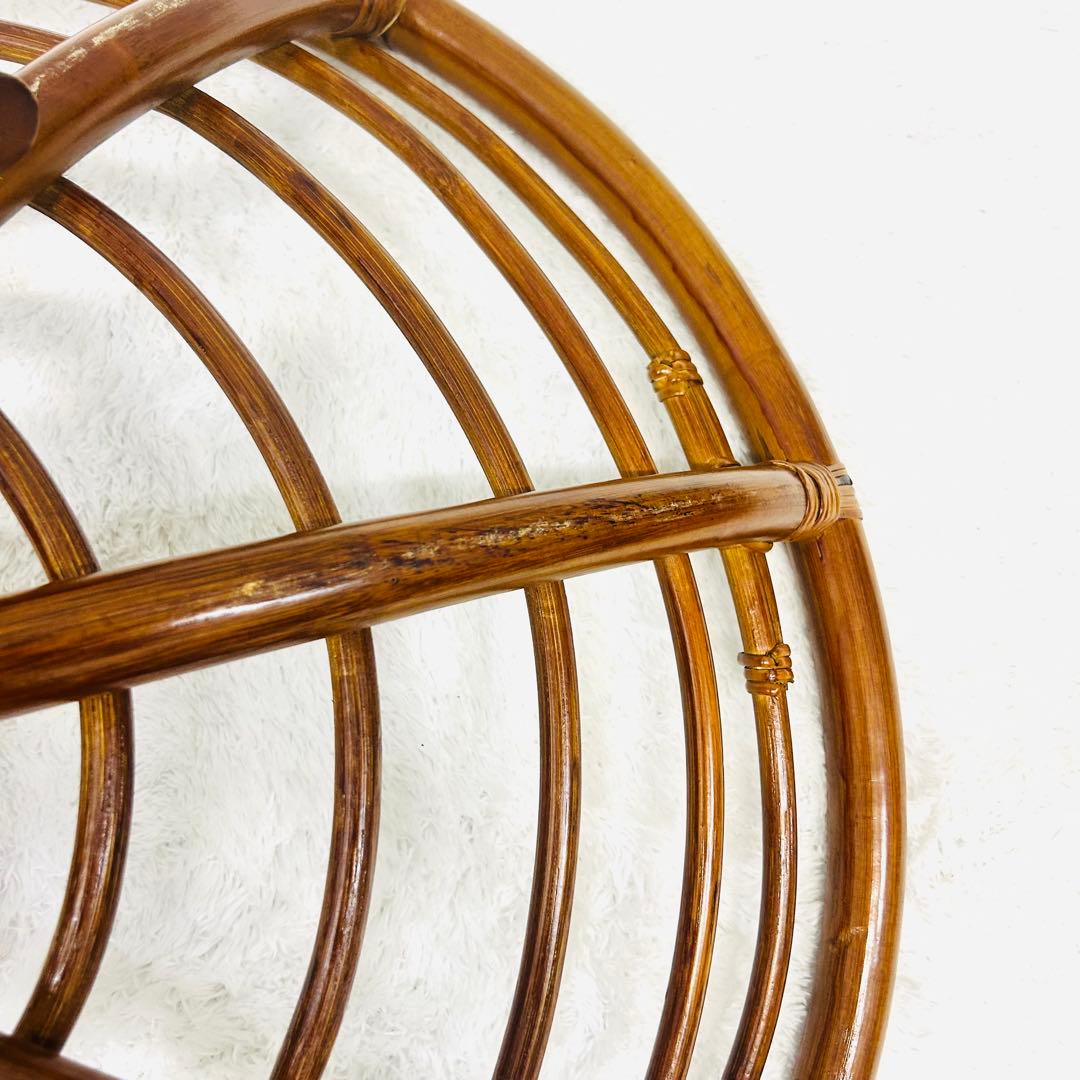 ラタンパパサンチェア フレーム 2脚セット（お引き取りもしくは配送します）