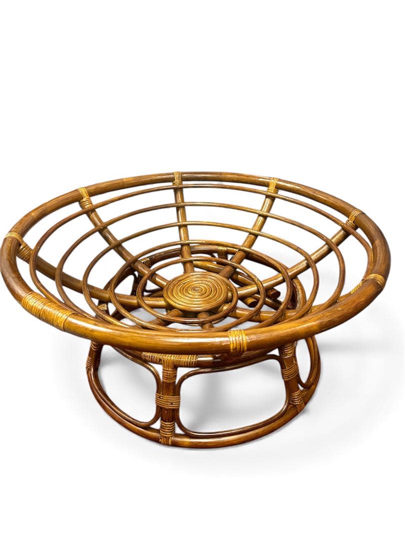 ラタンパパサンチェア フレーム 2脚セット（お引き取りもしくは配送します）