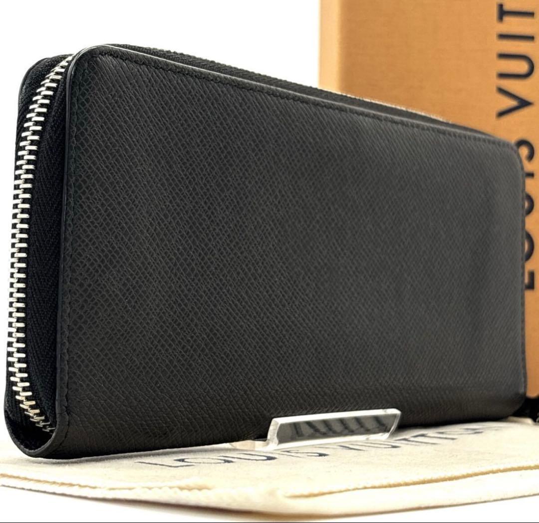 はげあたま　ルイヴィトン ジッピーヴェルティカル タイガ 長財布 ブラック