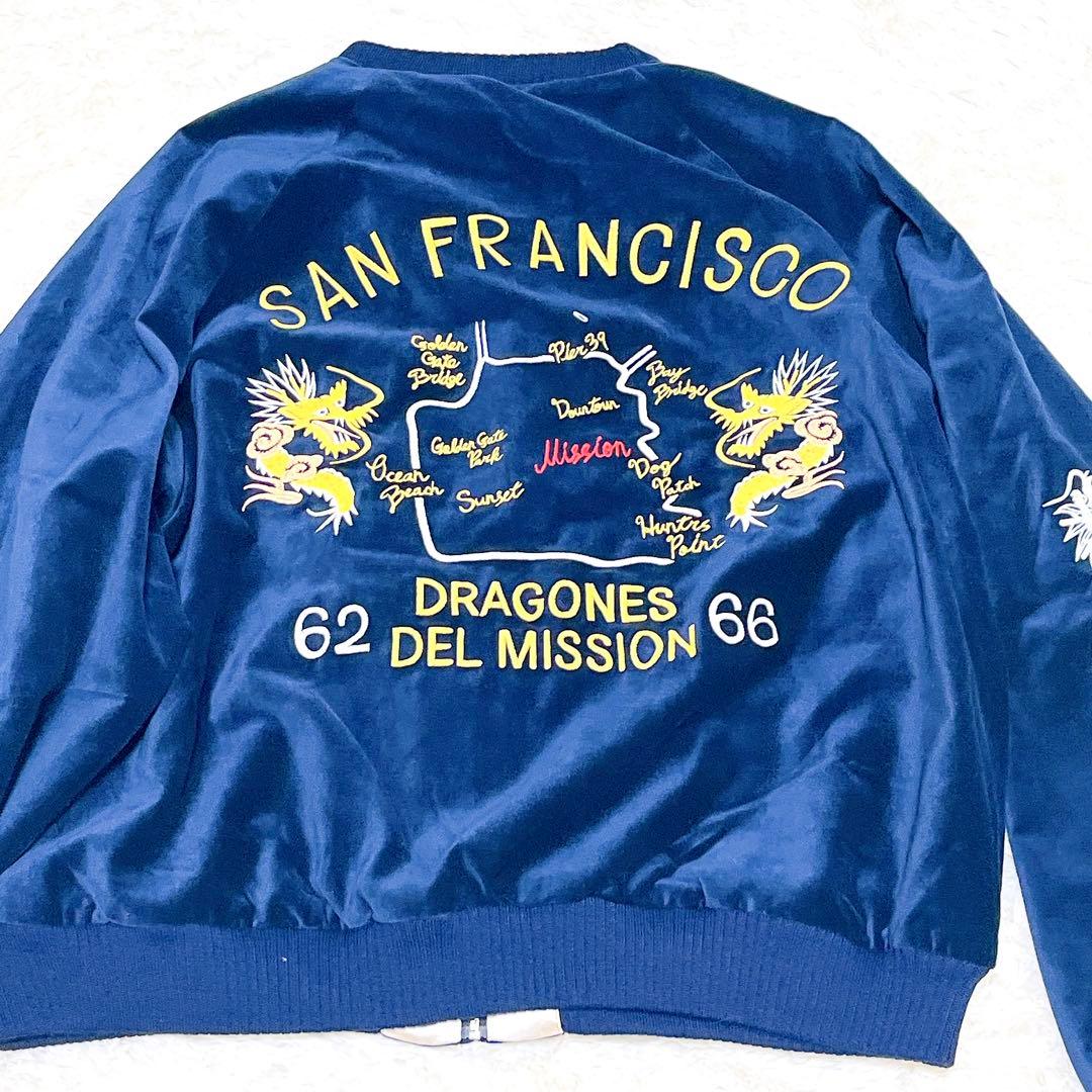 完売品✨別珍 ミッションディストリクト DRAGONES DEL Lサイズ