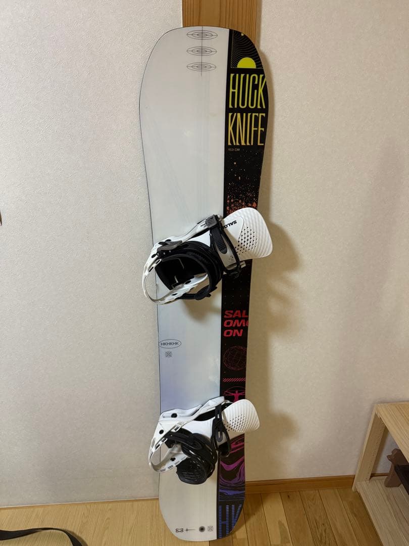 23-24サロモンハックナイフスノーボードSALOMON ホログラム 付き⠀