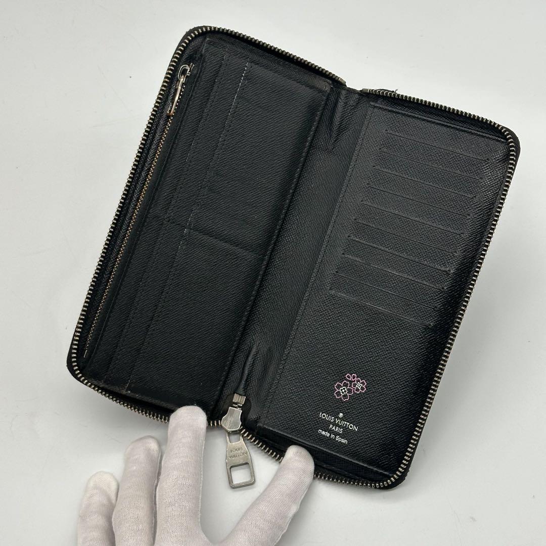 ルイヴィトン ジッピーウォレット ヴェルティカル エクリプス モノグラム 長財布