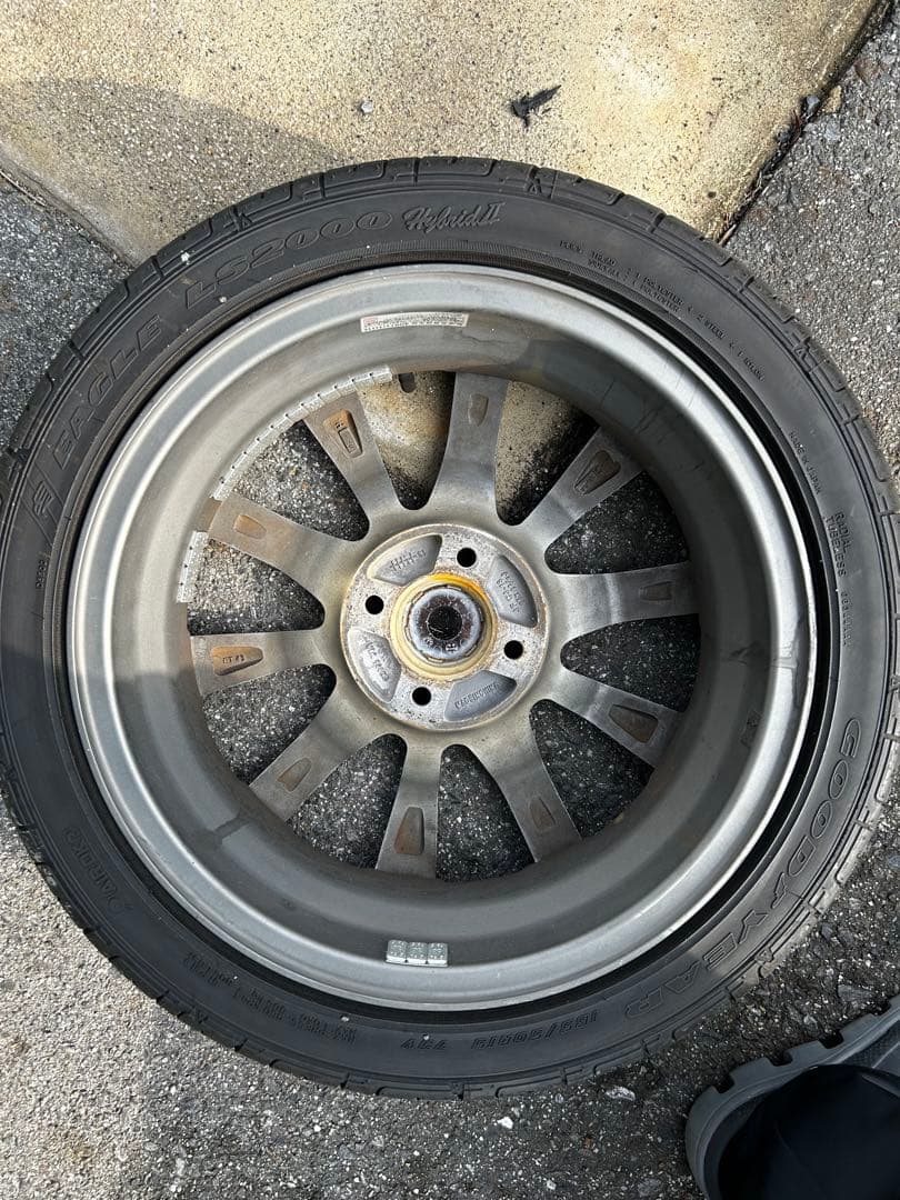 15インチ ホイールセット グッドイヤータイヤ付き１６５／50r１５