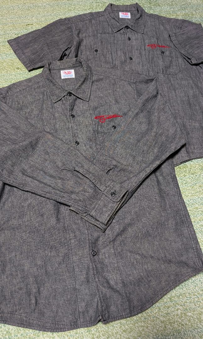 TENDERLOIN 刺繍ロゴ 長袖XL 半袖L セットで。