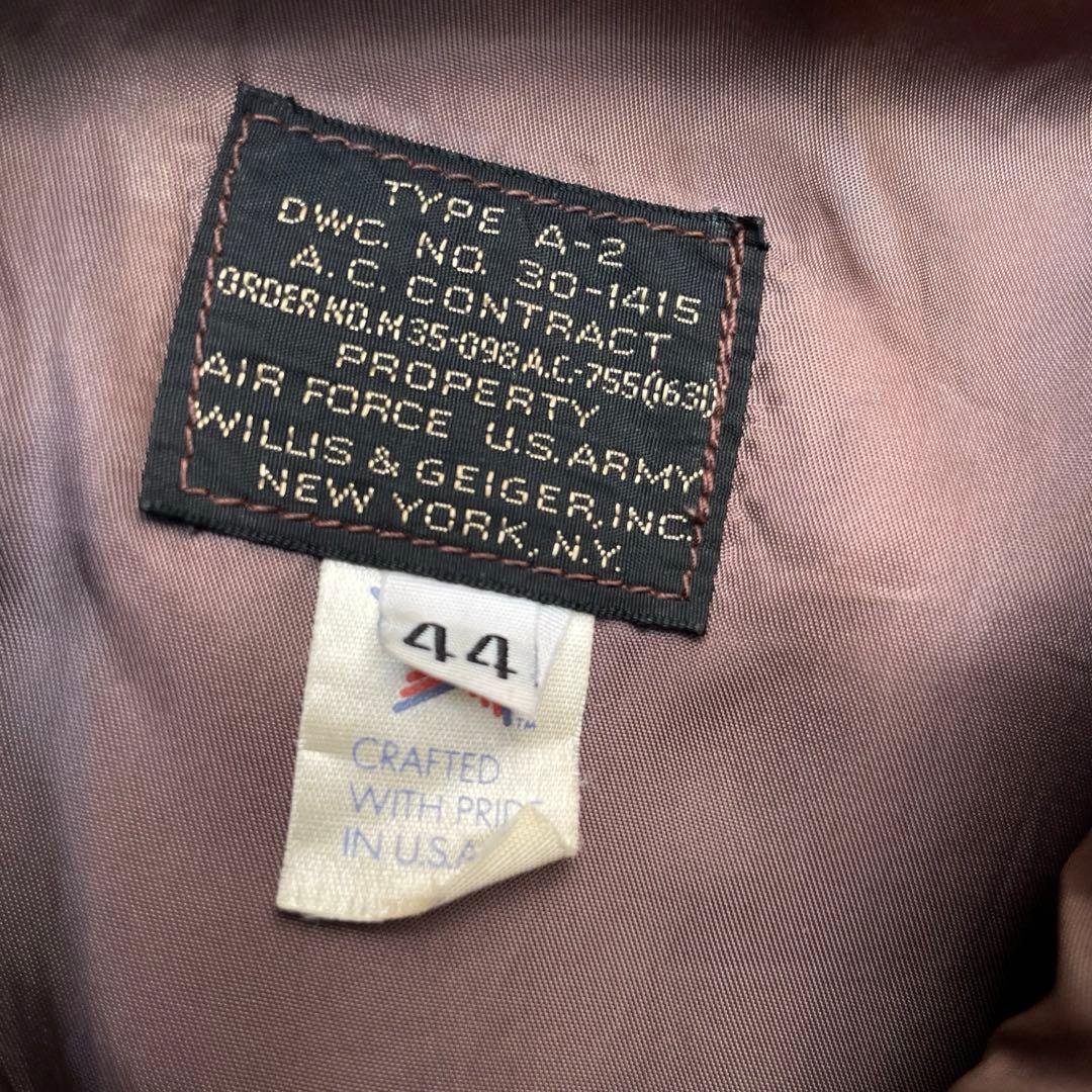 Willis &  A2レザージャケット ピンナップガール　44