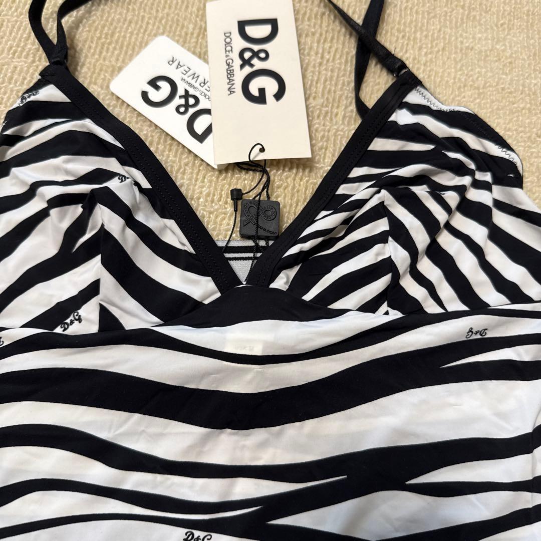 【D&G】新品未使用箱付き　ゼブラ柄 キャミソール Mサイズ