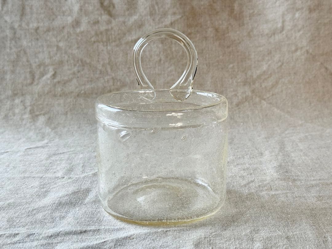 nuutajarvi ARABIA Sargasso(クリア)持ち手つきのベース