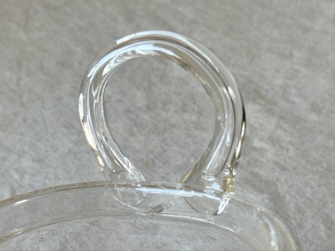 nuutajarvi ARABIA Sargasso(クリア)持ち手つきのベース