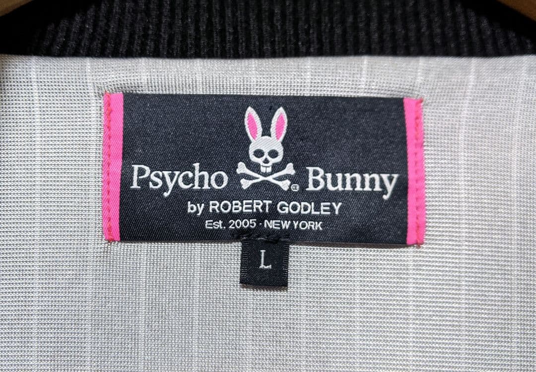 【Psycho Bunny】総柄トラックジャケット/ブルゾン/ロゴ/日本製/美品