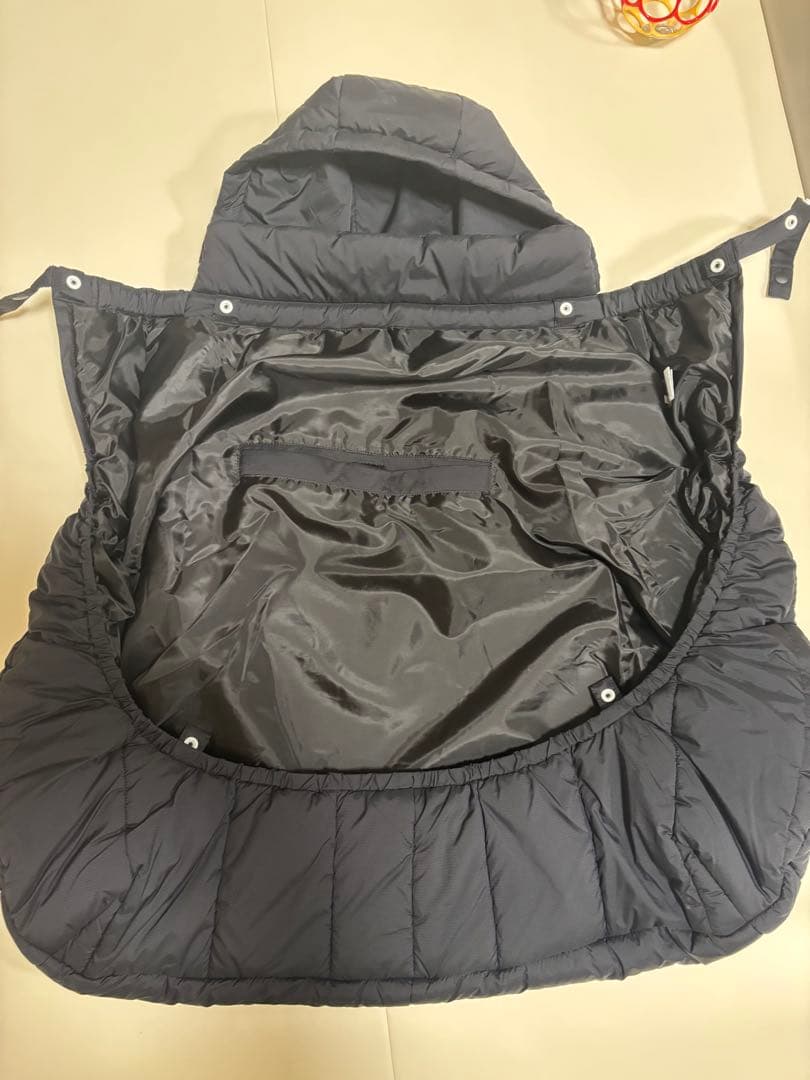 【美品】THE NORTH FACE シェルブランケット抱っこ紐ケープ 黒