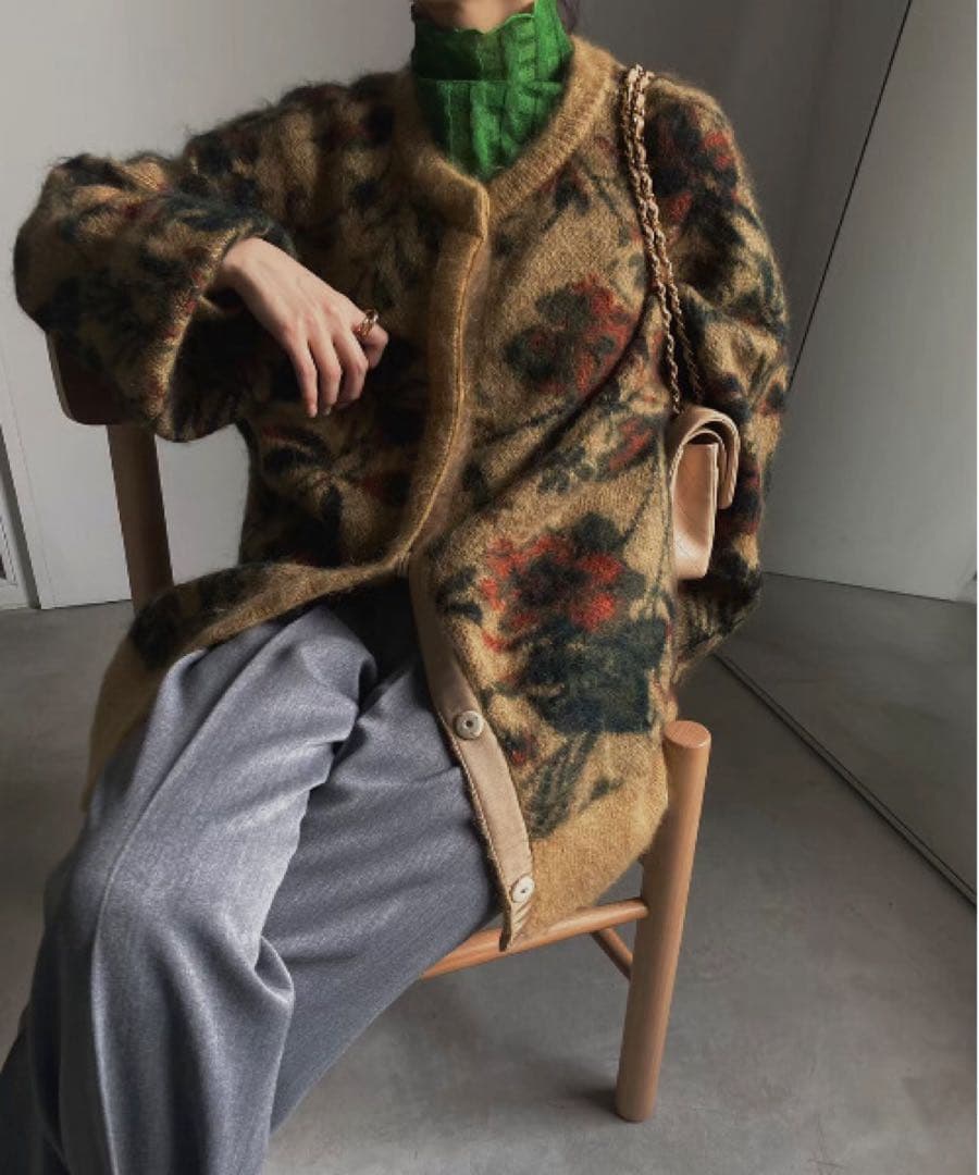 トップス Ameri 3WAY NOSTALGIC RUG KNIT