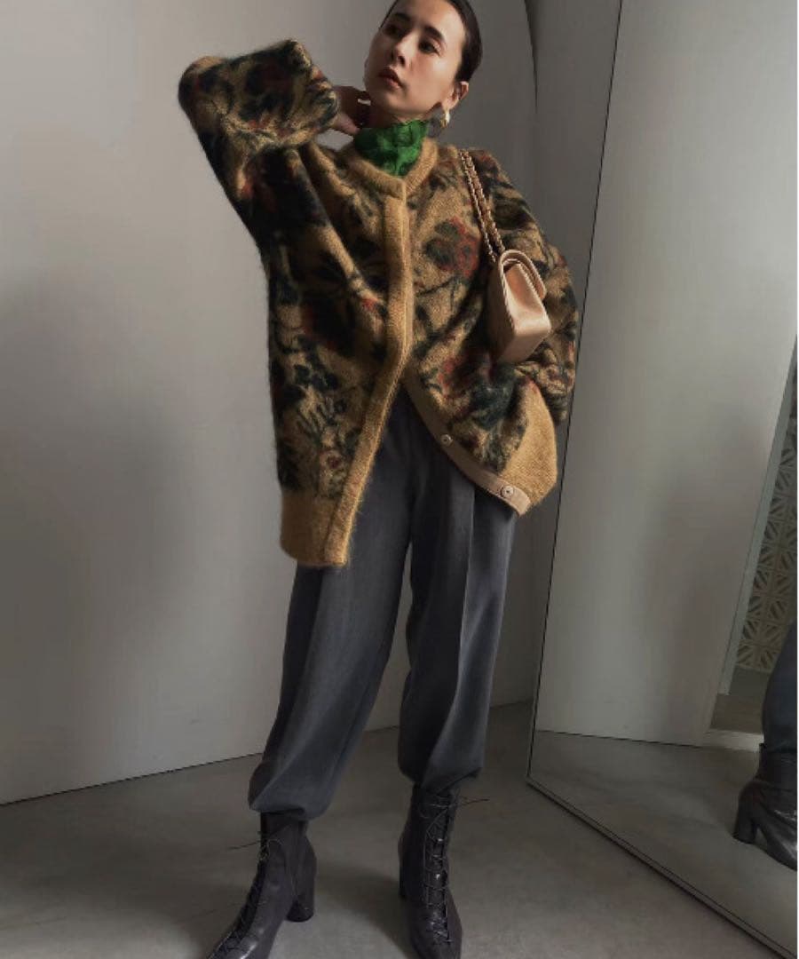 トップス Ameri 3WAY NOSTALGIC RUG KNIT