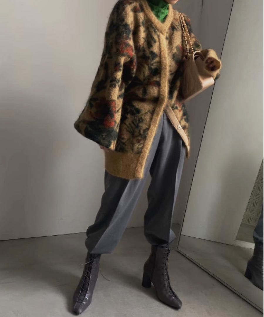 トップス Ameri 3WAY NOSTALGIC RUG KNIT