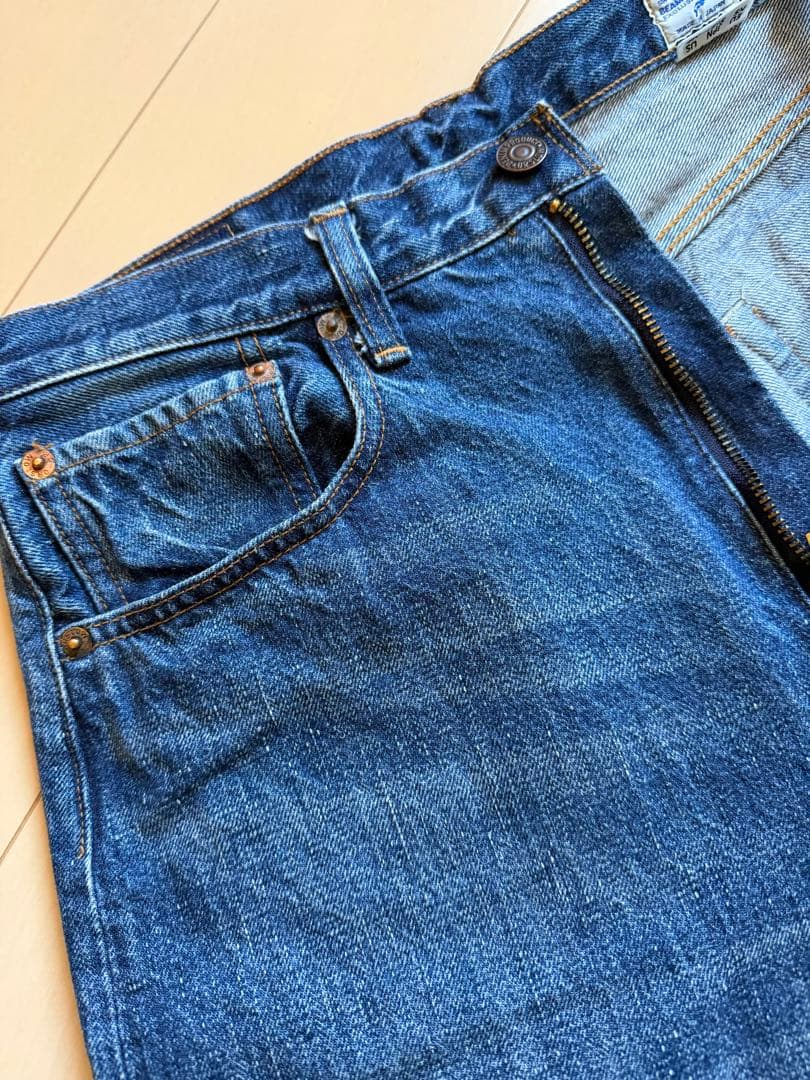 BEAMS BOY 別注 orSlow／ワイドフィットデニムパンツ