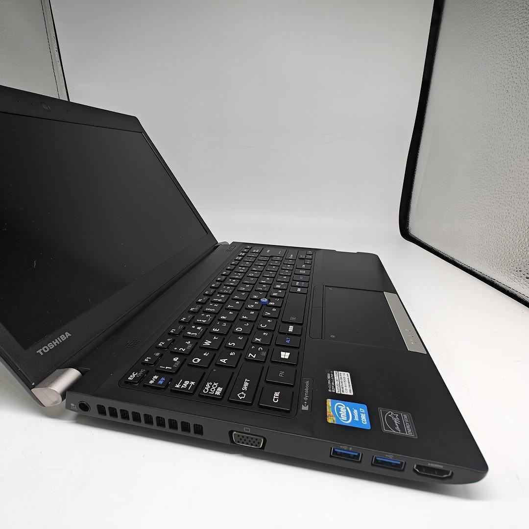 【東芝】R83 爆速i7 新品SSD256GB 16GB ブラック ノートPC