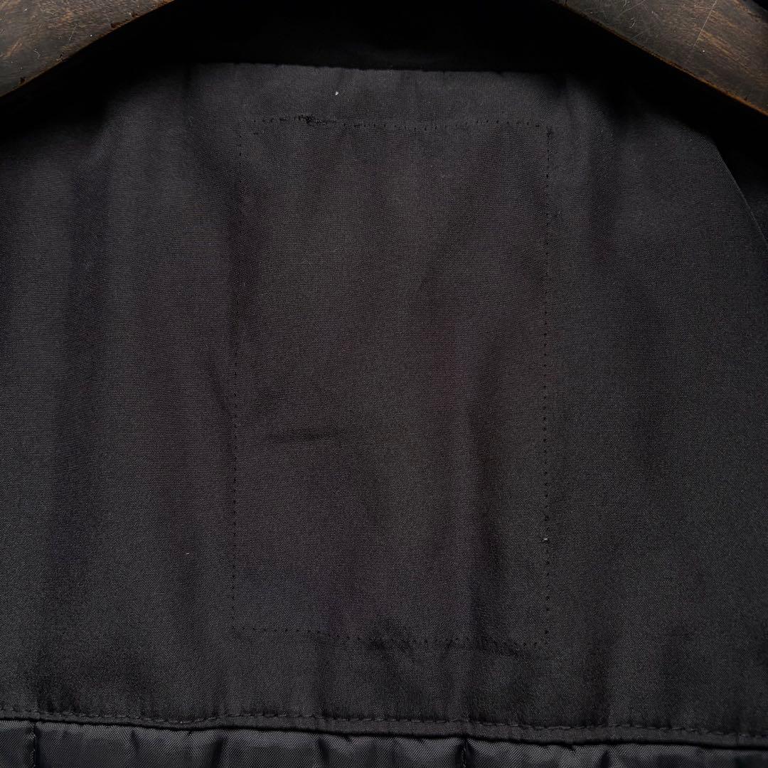 【美品】プラダスポーツ 中綿ジャケット トラッカー型 ロゴラバータグ 黒 XL