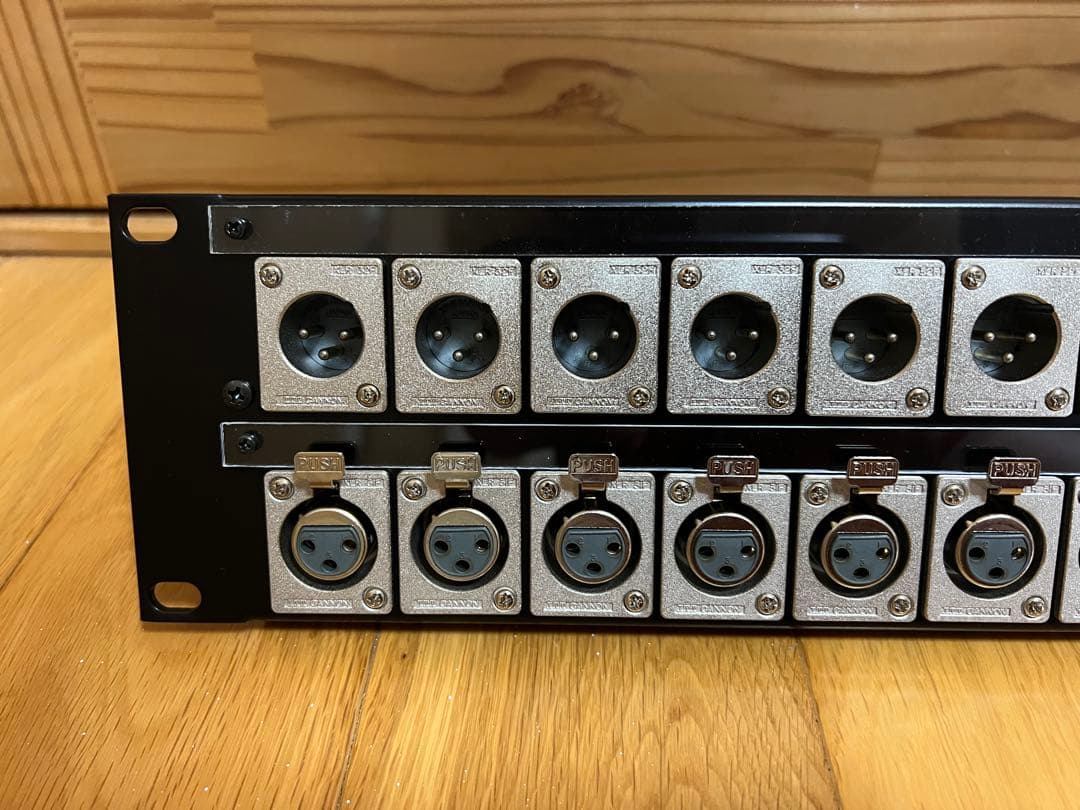 パッチパネル　XLR/ITTキャノン・パッチ盤/パッチベイ