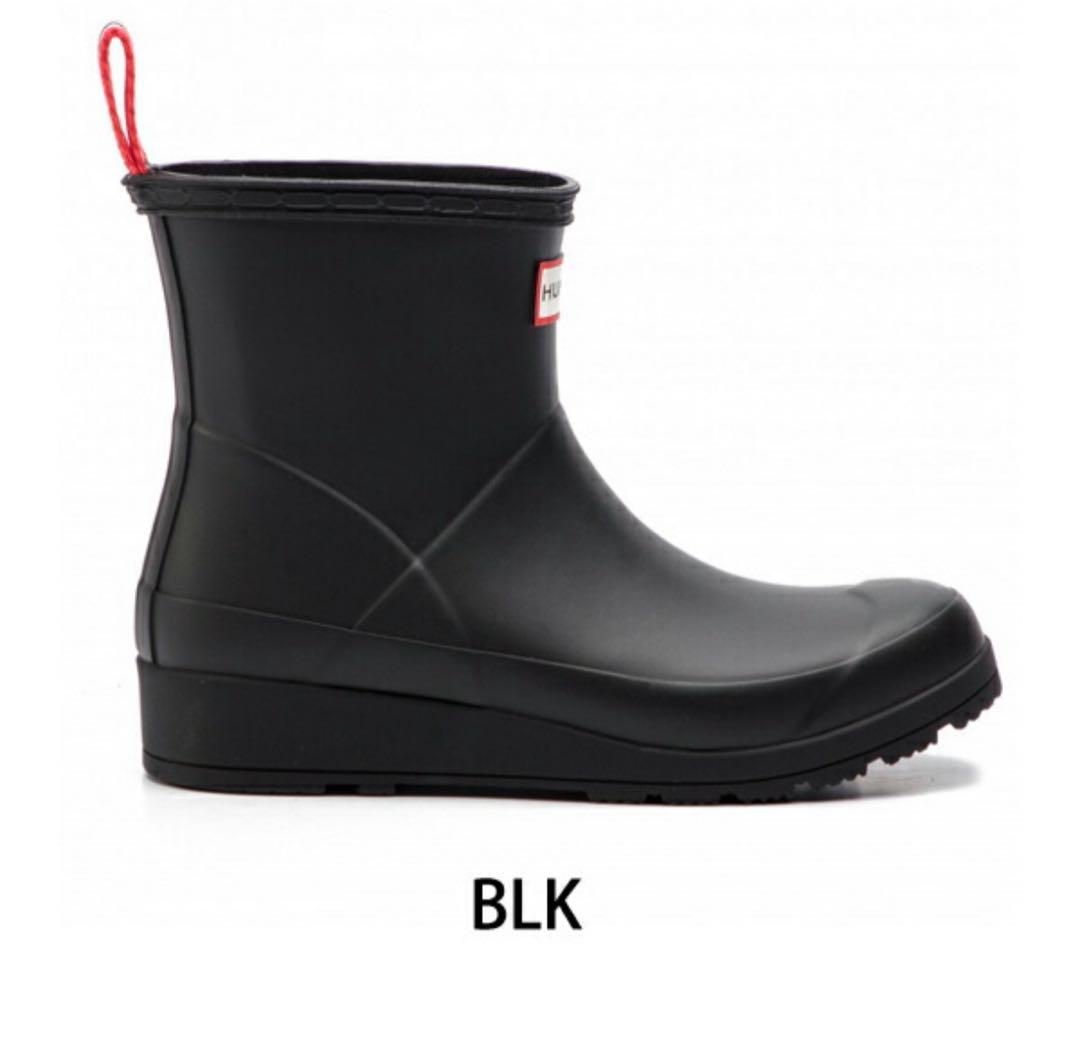 美品HUNTER レインブーツ ブラック 25㎝ UK6