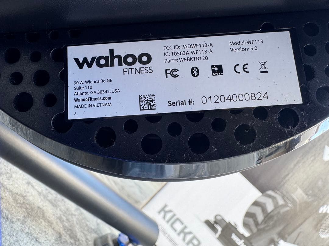 Wahoo KICKR WF113 V5トレーニングローラー zwift