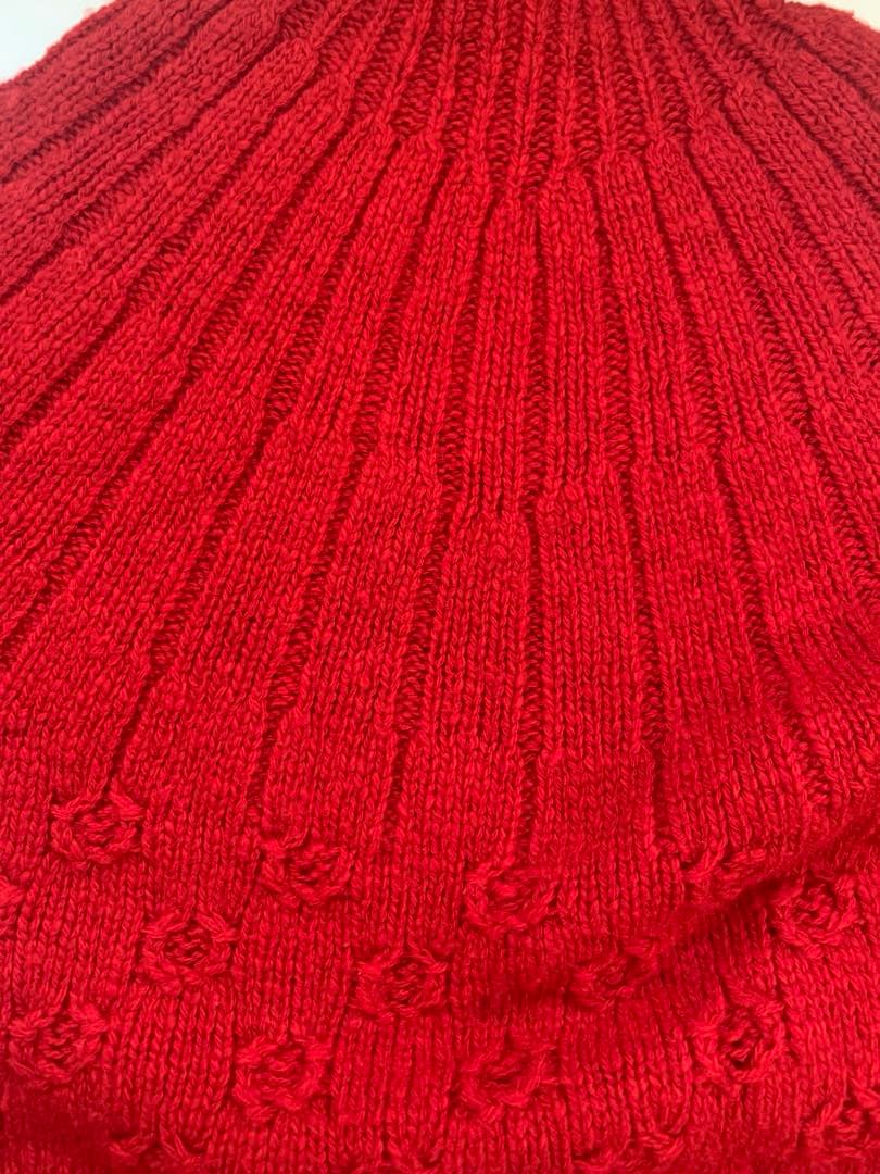 2021 トリココムデギャルソン　フラワーウールニット