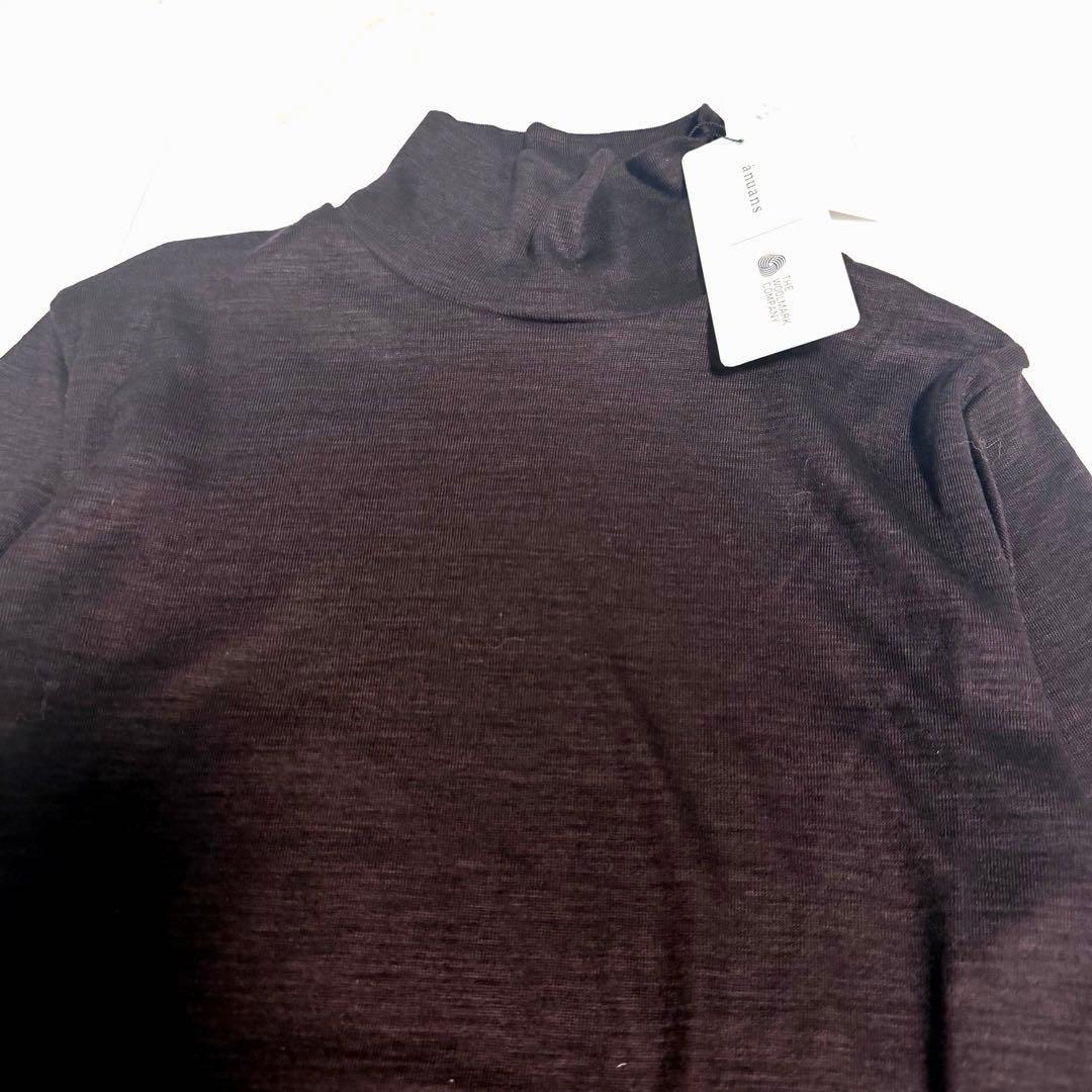 【新品タグ付き】完売品✨️アニュアンス シアーウール タートルネックカットトップス