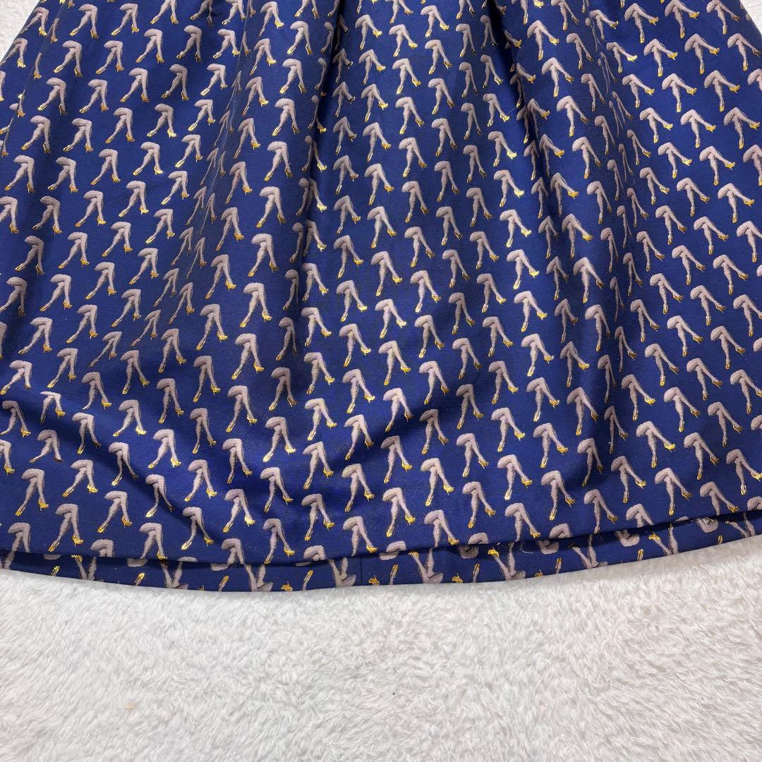 完売品　GRACECONTINENTAL ヒール柄　ジャガード　ロングスカート