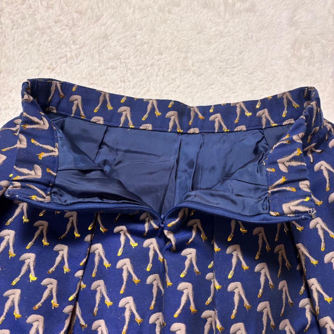 完売品　GRACECONTINENTAL ヒール柄　ジャガード　ロングスカート