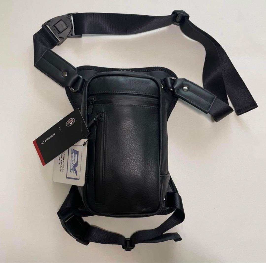 限定品　クシタニ　エグザリートレザー　2WAYレッグバッグ　kushitani