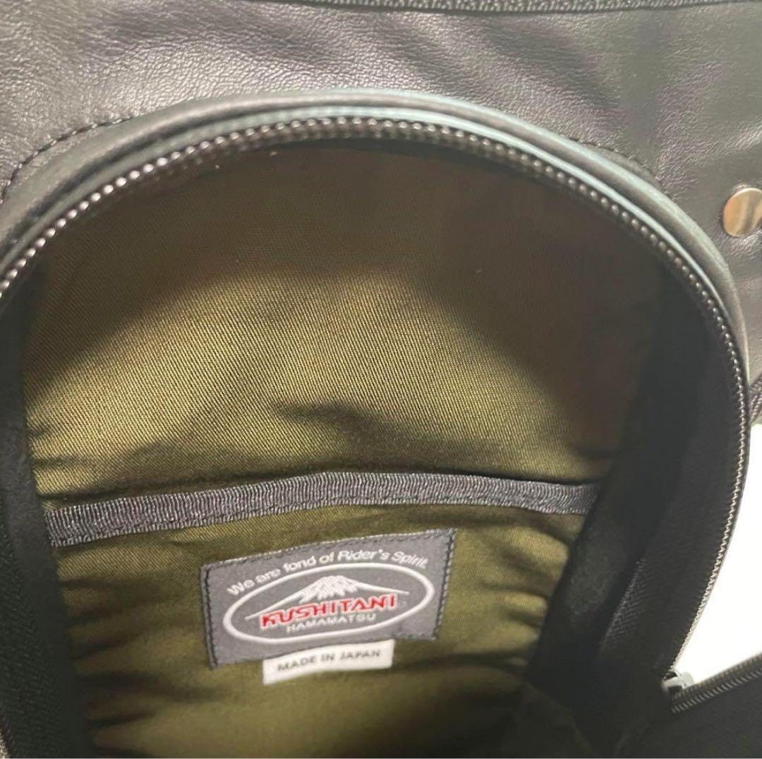 限定品　クシタニ　エグザリートレザー　2WAYレッグバッグ　kushitani