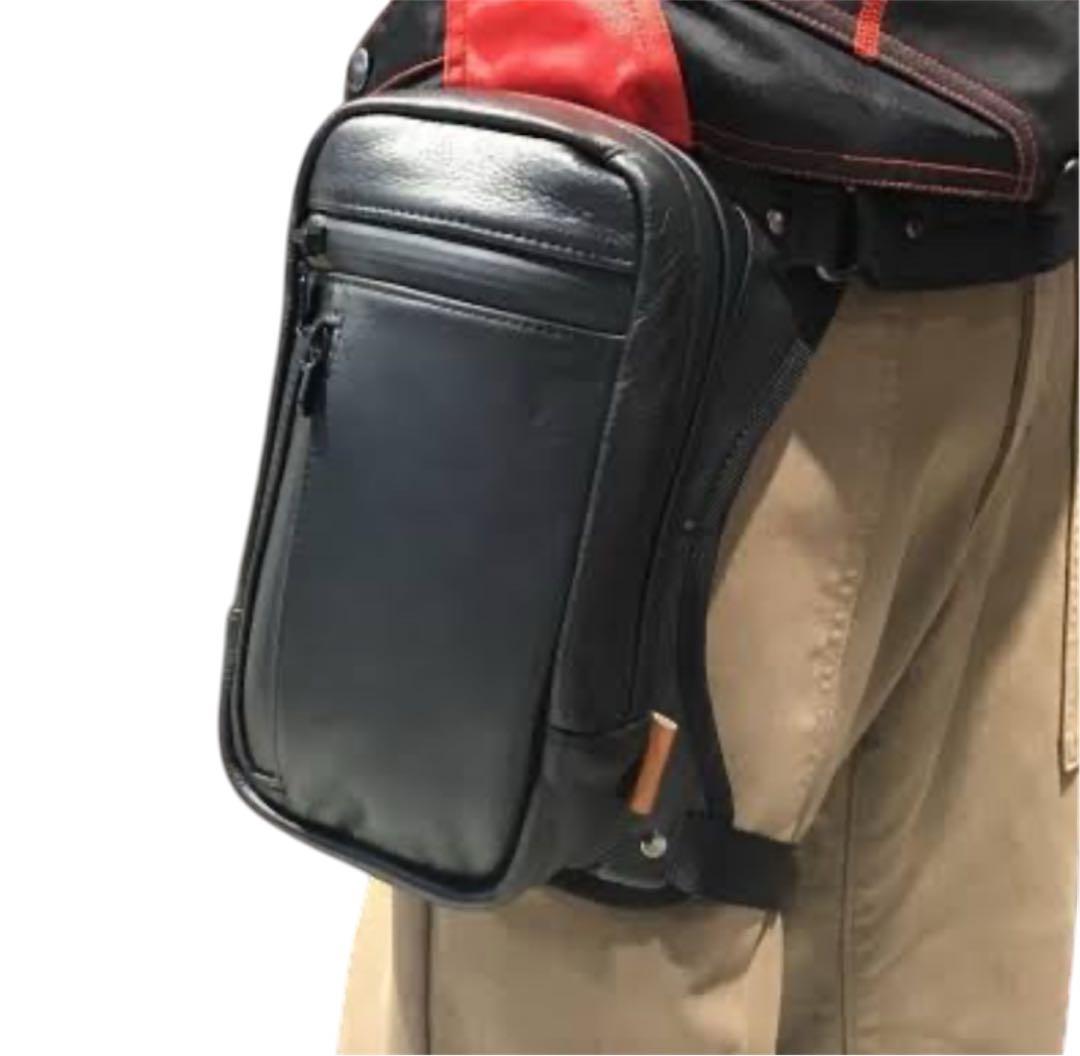 限定品　クシタニ　エグザリートレザー　2WAYレッグバッグ　kushitani