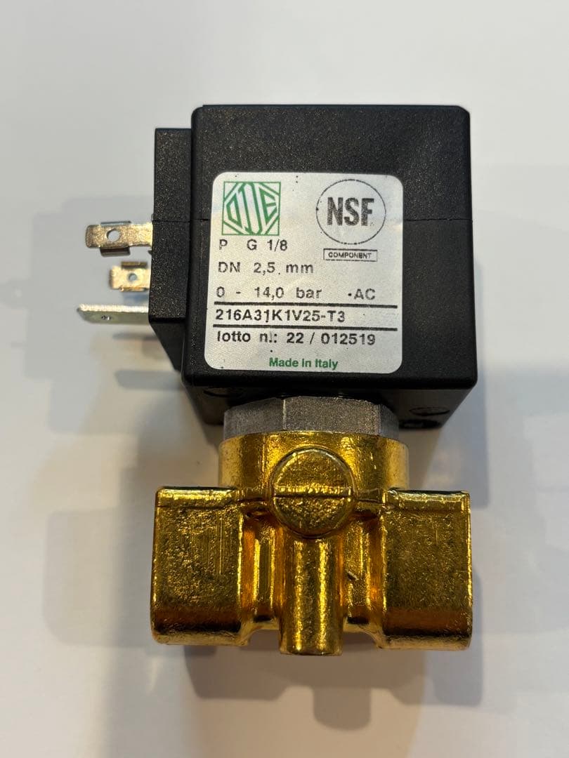 la marzocco エスプレッソマシン用ソレノイドバルブ