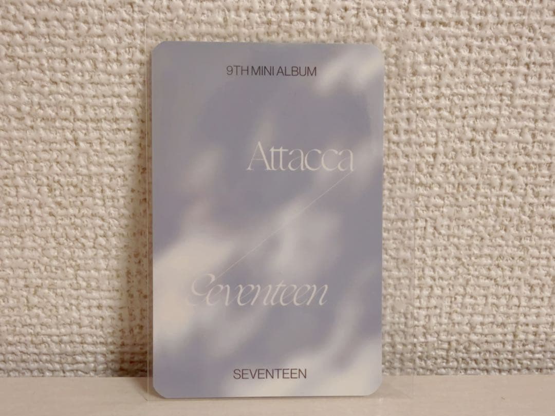 ジョンハン トレカ attacca 中国 セブチ SEVENTEEN 公式