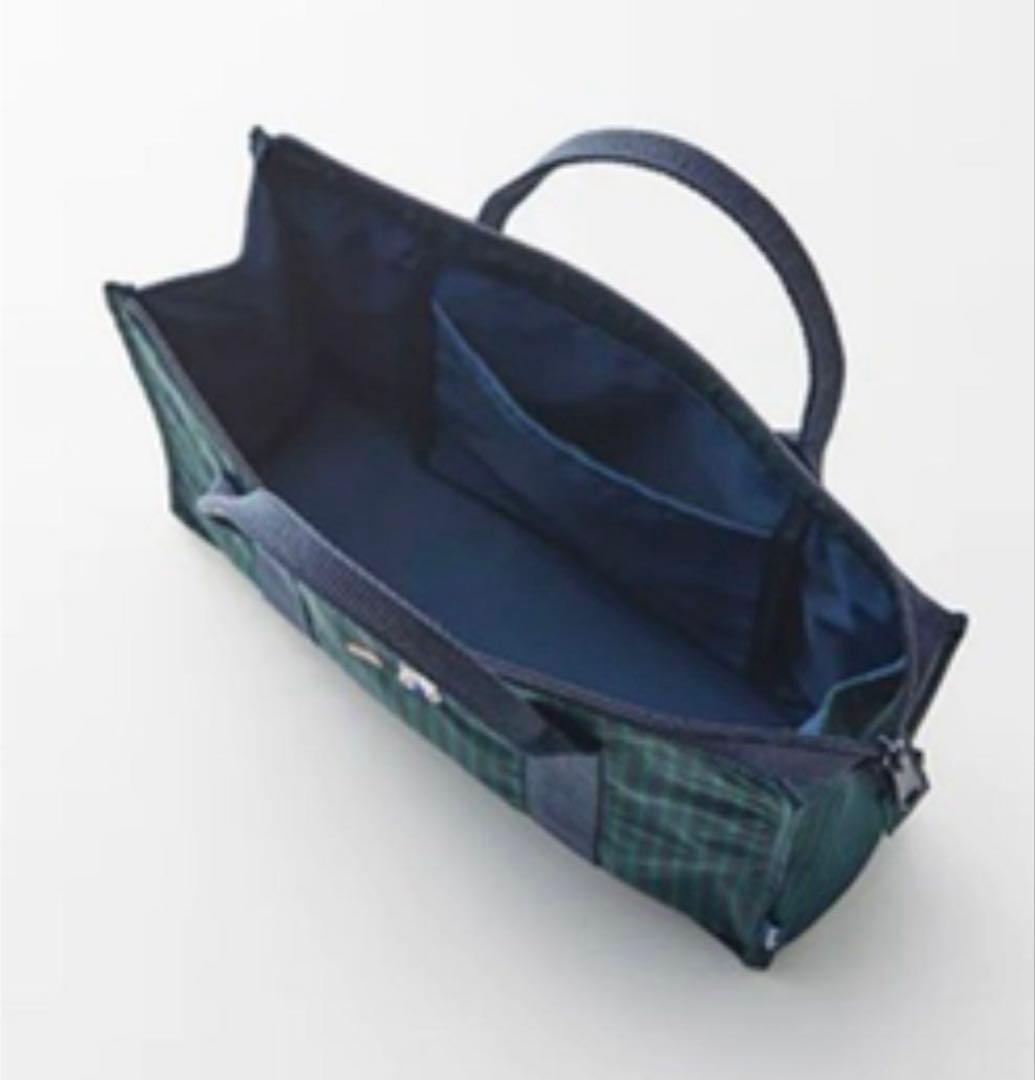 未使用　ファミリア　ブラックウォッチ　トートバッグ　大