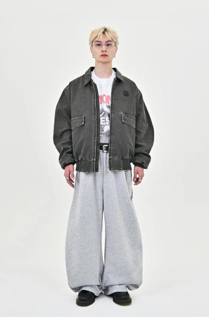 【SALE】L2139レザーカラーデトロイトジャケットL（green）地底人