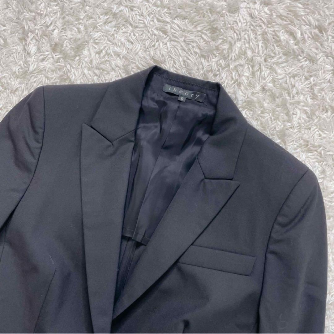 美品✨ Theory テーラード ストレッチ パンツ スーツ セット コーデ✨