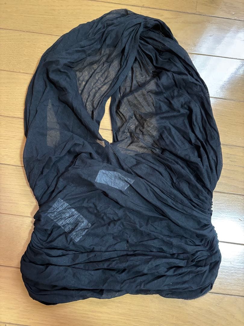 マメクロゴウチ　キャミソール　ビスチェ　コットン　ブラック