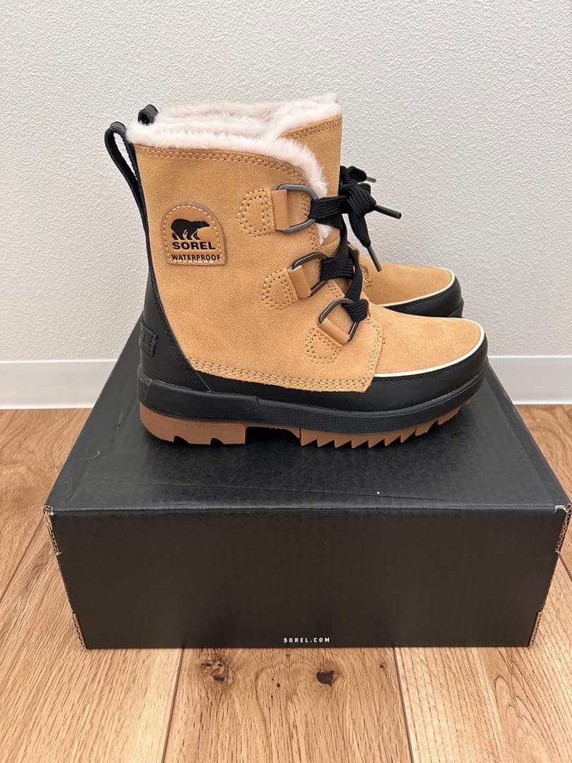 ■新品未使用品■ソレル／SOREL★ティボリIV★23.5㎝★curry★防水■