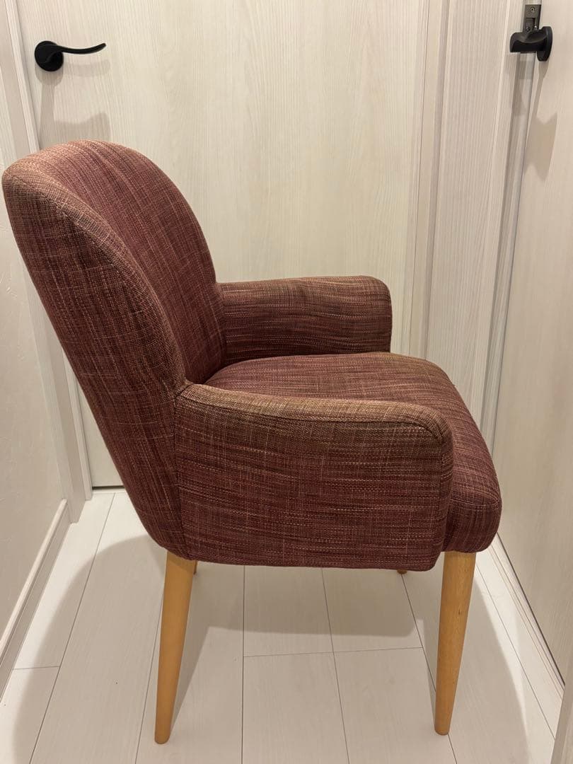 IDEE イデー アームチェア 北欧 椅子 無印良品 紫色