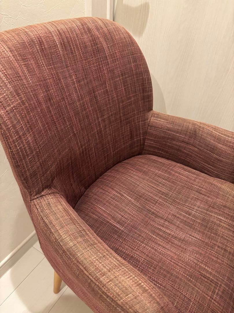 IDEE イデー アームチェア 北欧 椅子 無印良品 紫色