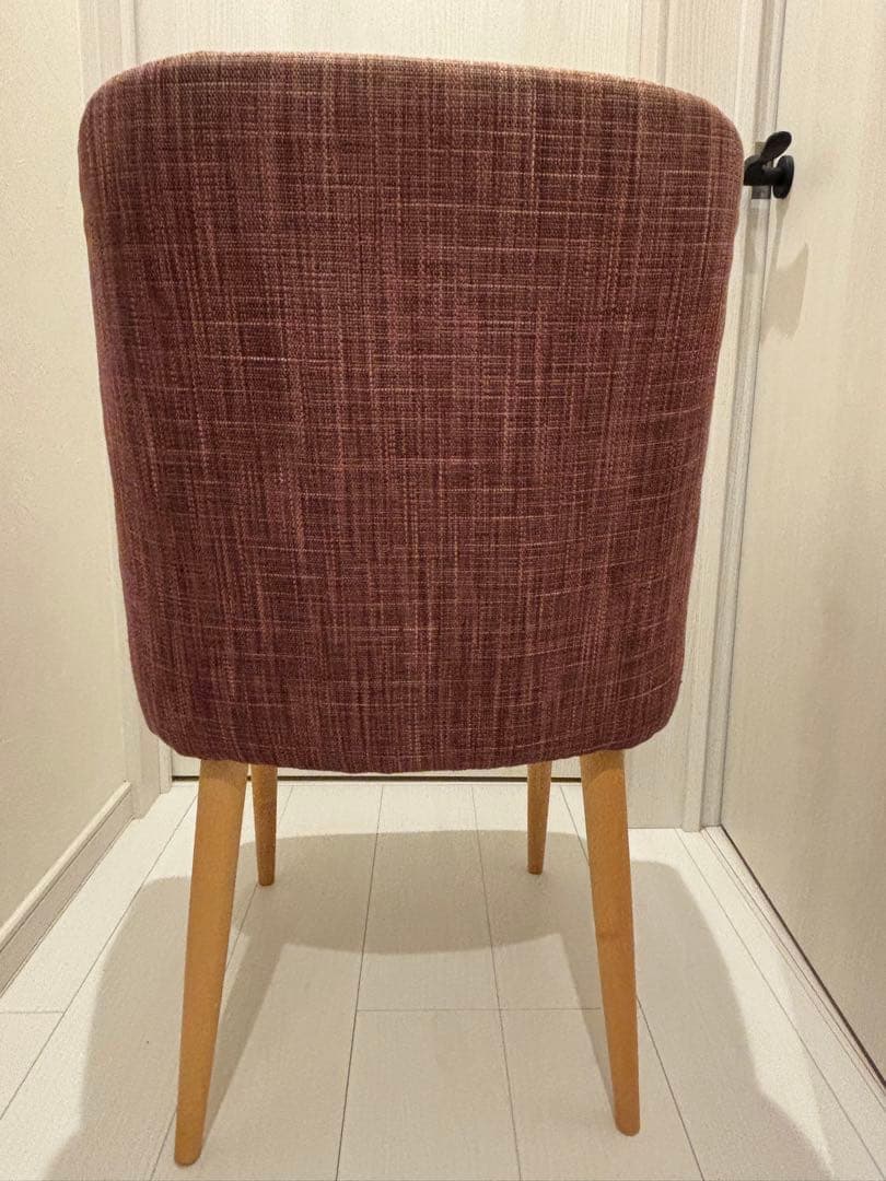 IDEE イデー アームチェア 北欧 椅子 無印良品 紫色