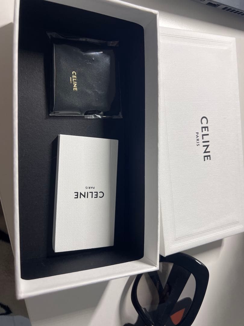 CELINE トリオンフ 06 サングラス / アセテート／ケース付き