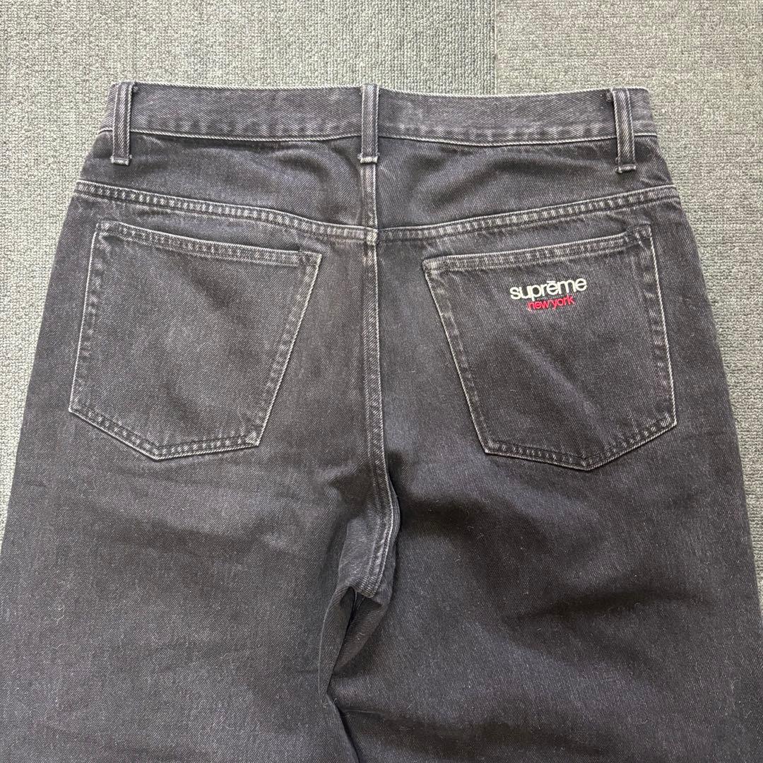 パンツ supreme baggy jeans black 25ss 30size