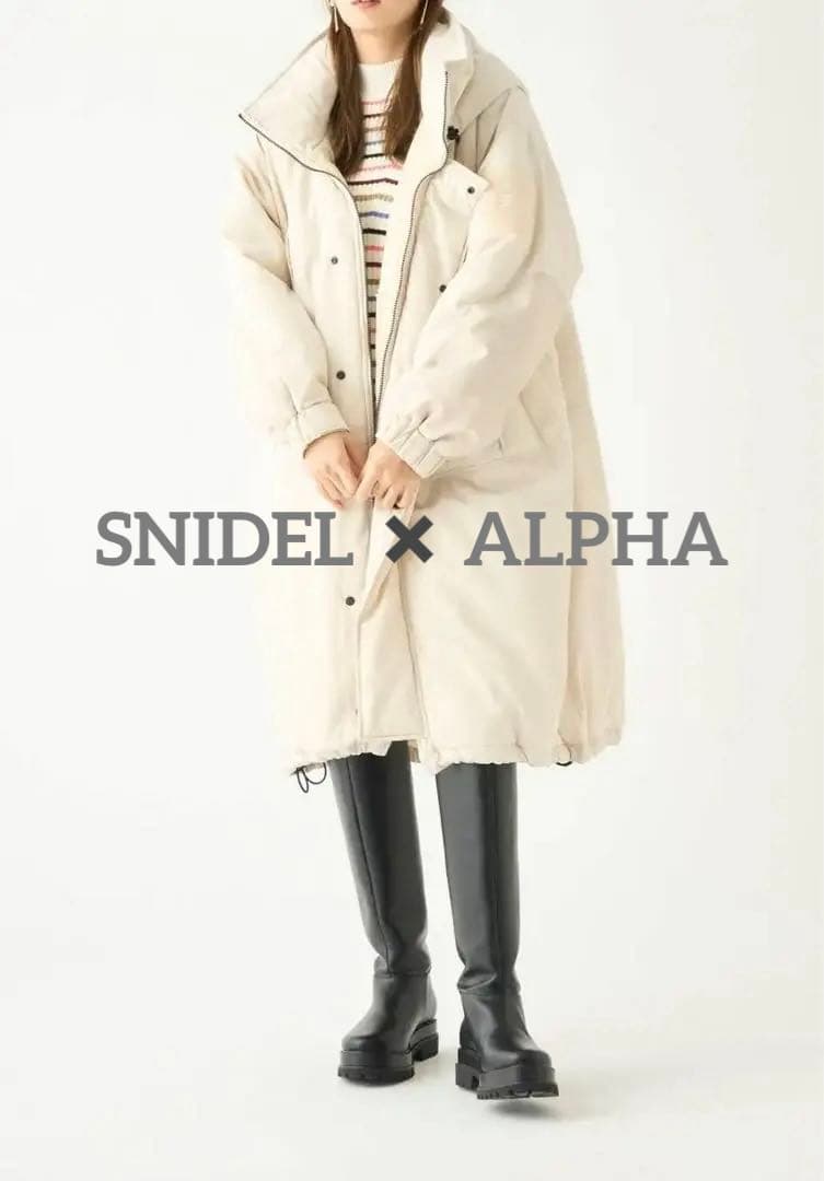 【お値下げ中】美品 スナイデル×アルファ　モンスターパーカー　アウター