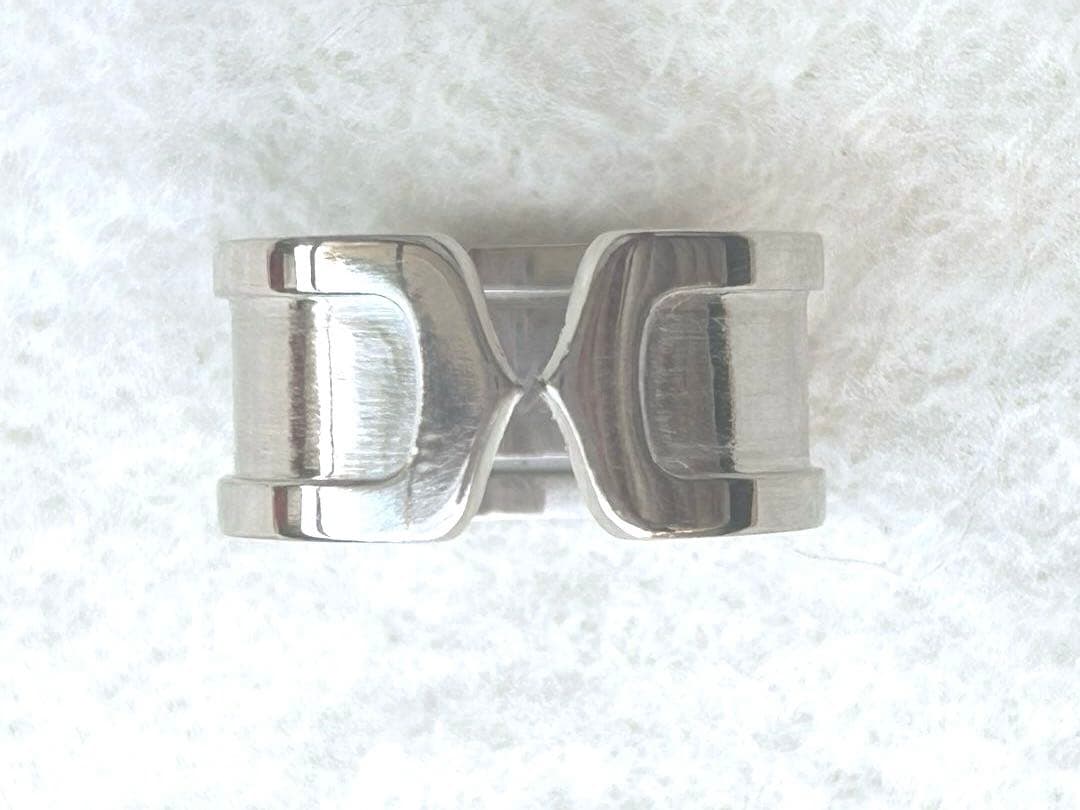 美品★カルティエ Cドゥ リング K18WG 13号 正規店クリーニング済