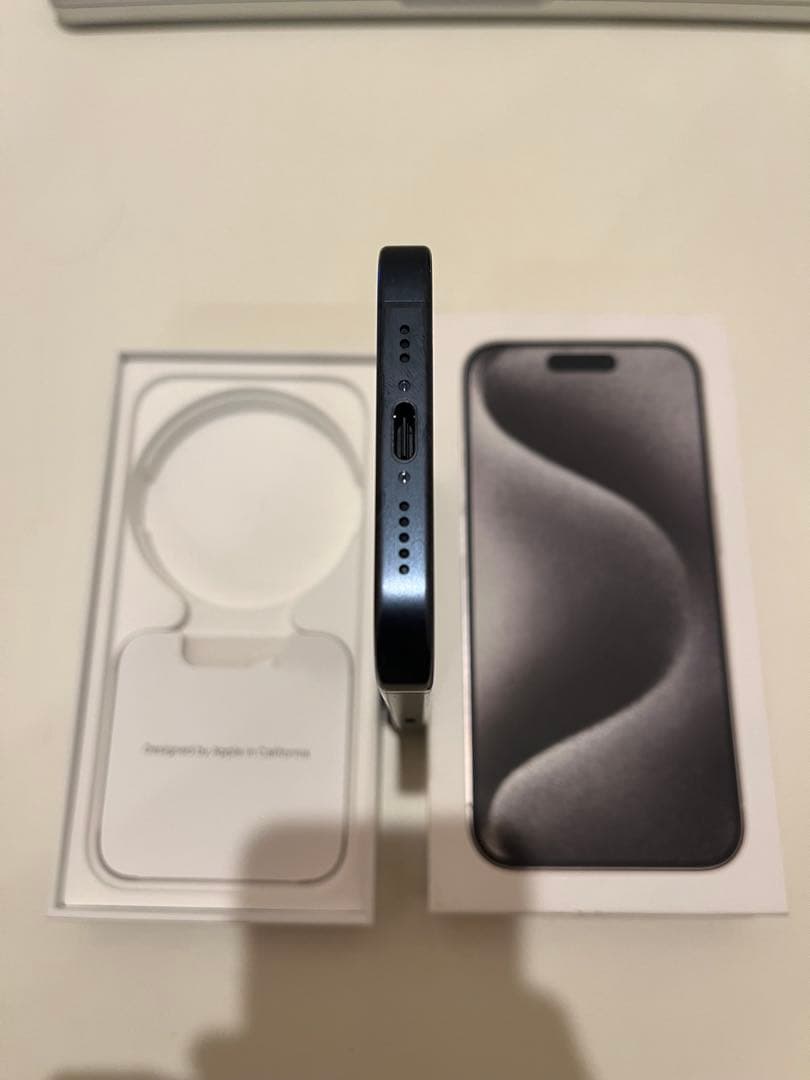 Apple iPhone 15Pro 128GBブルーチタニウム