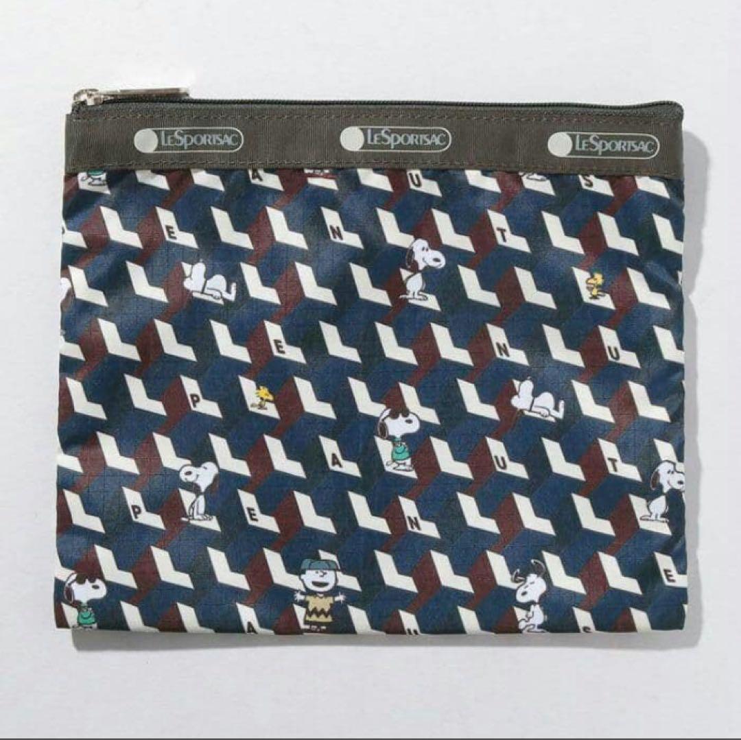 レスポートサック 大容量 スヌーピー ジオメトリック ボストンバッグ